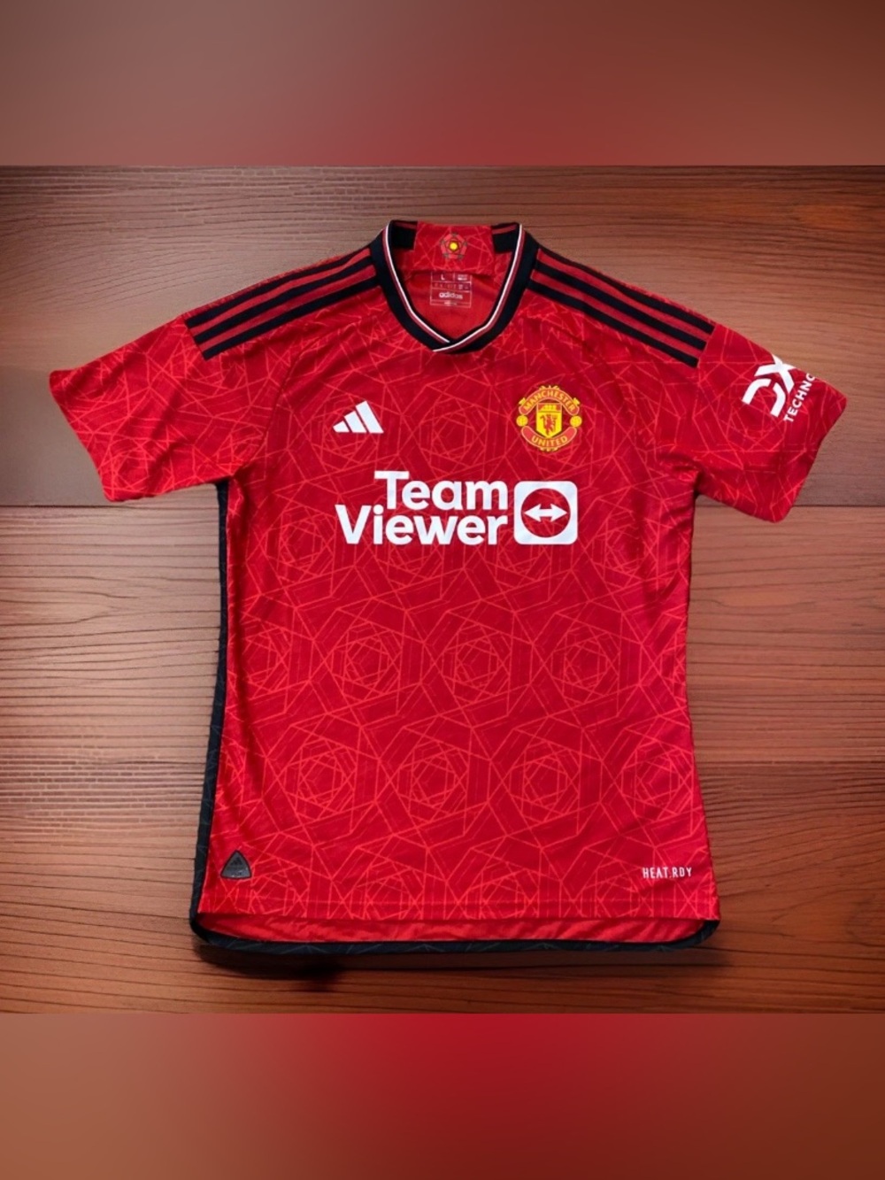 Manchester United FC Jersey Adidas size L Large Official Soccer Futbol